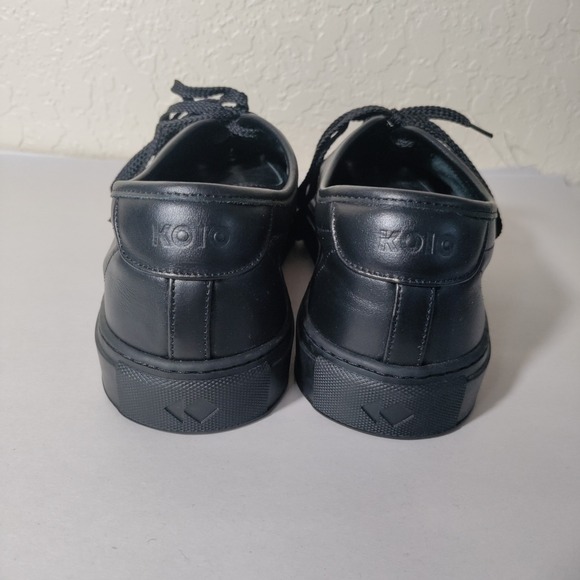 Mens KOlO Capri Black Leather Shoes Size US 11 Designer Casual - Picture 3 of 10